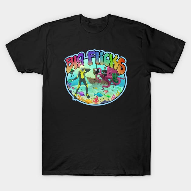 Disc Golf underwater world!!! T-Shirt by Big Flicks